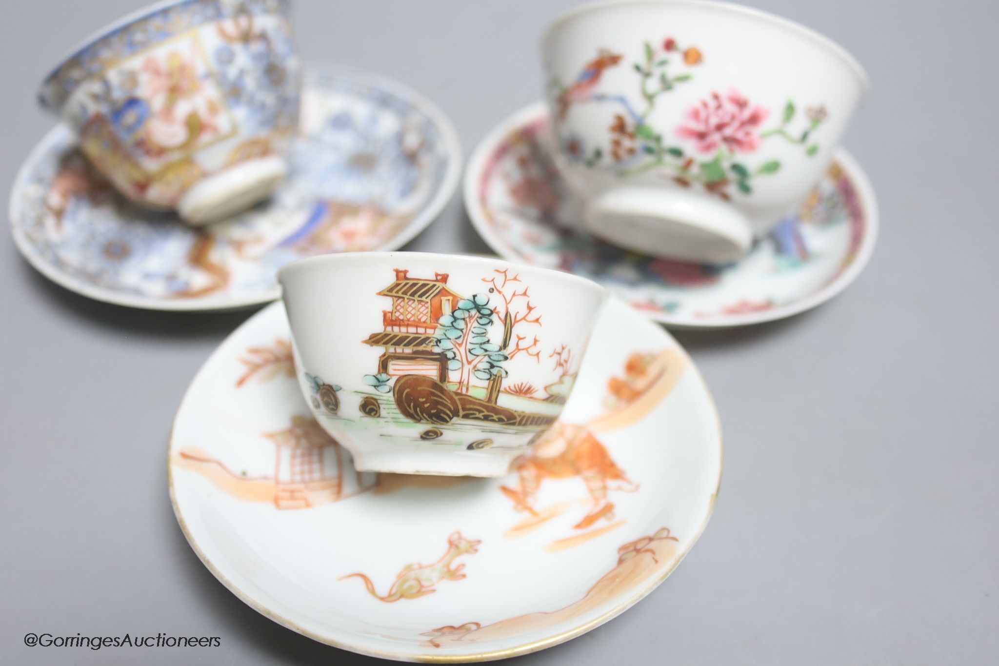 A small collection of 18th century Chinese porcelain